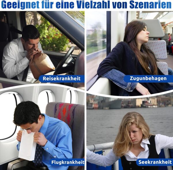 Hionfurt 32 Stück Reisekrankheitspflaster und Seekrankheit Pflaster für Auto- und Bootsfahrten, Kreuzfahrten und Flugreisen - wirkt schnell und ohne Nebenwirkungen – Bild 6