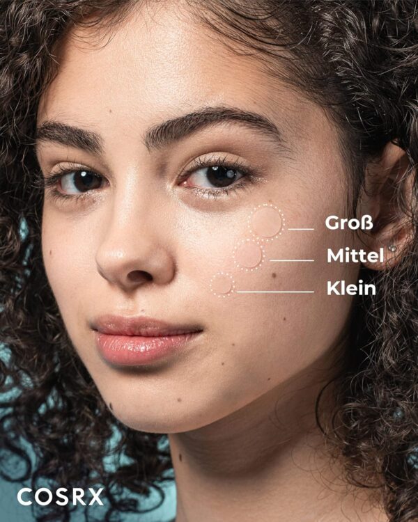 COSRX Master Patch Original Fit 240 Stück - 10 Packungen, Anti Pickel , gegen Unreinheiten, Acne Pimple , Intensive Behandlung, Hydrokolloid Pflaster gesicht, 3 Größen – Bild 2